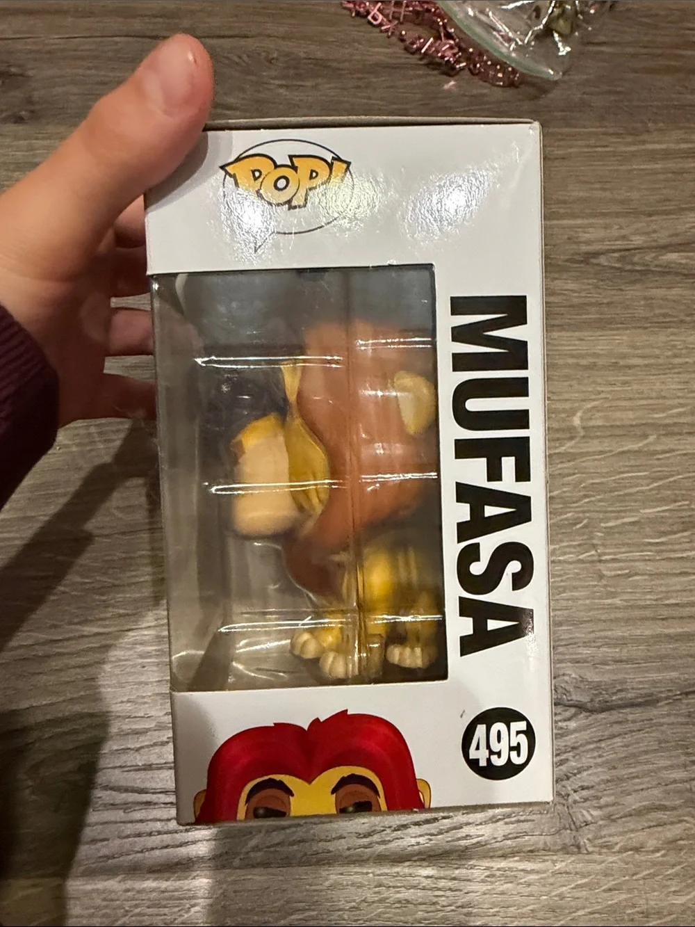Disney Mufasa POP! Vinyl Figure - Brown, Gold, Yellow
